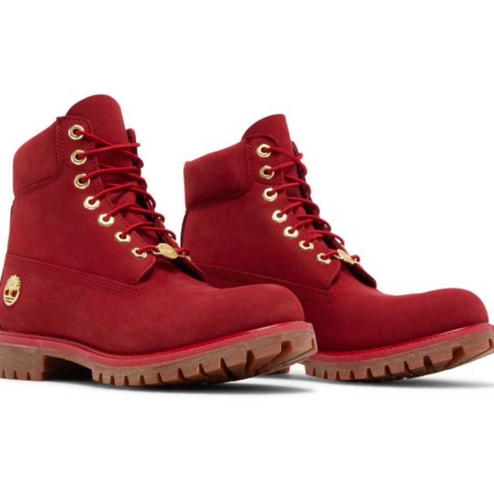 Timberland 6” dark red boots 6m/8w